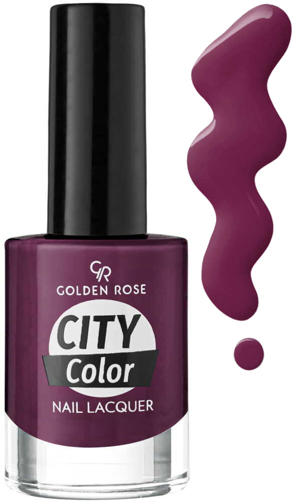 Лак для ногтей «City Color», оттенок 52 | Golden Rose
