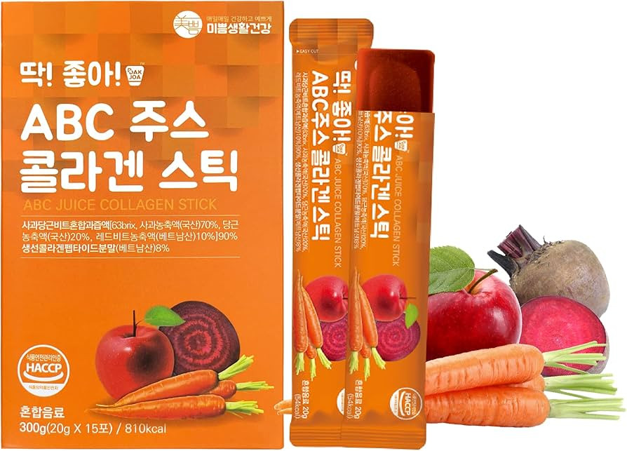 Набор коллагеновых желе-стиков «ABC Juice Collagen Jelly Stick» | Mippeum