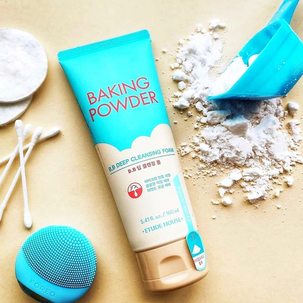Пенка для лица с содой очищающая «Pore Cleansing Foam» | Baking Powder | Etude House