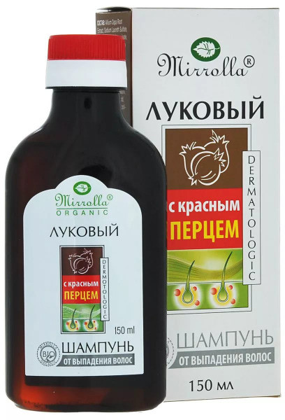 Шампунь для волос «Луковый с красным перцем» | Mirrolla