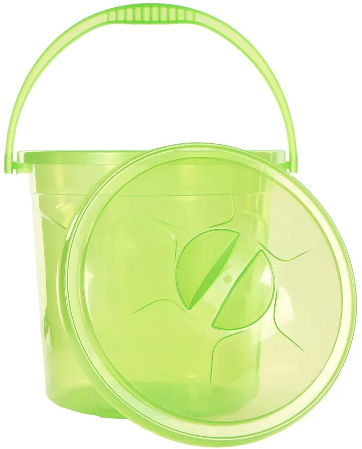 Ведро хозяйственное c крышкой «Стайл» | Stars Plast