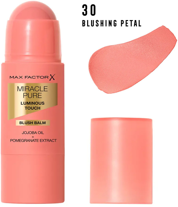 Румяна для лица в стике «Miracle Pure Blush Balm», оттенок 30 Blushing Petal | Max Factor
