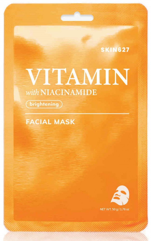 Маска для лица тканевая «Витамины и ниацинамид. Vitamin with Niacinamide Brightening Facial Mask» | Skin627