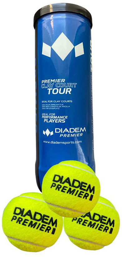 Набор мячей для большого тенниса «Premier Clay Court Tour 3B» | Diadem