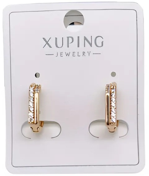 Серьги c кристаллом женские | Xuping Jewelry