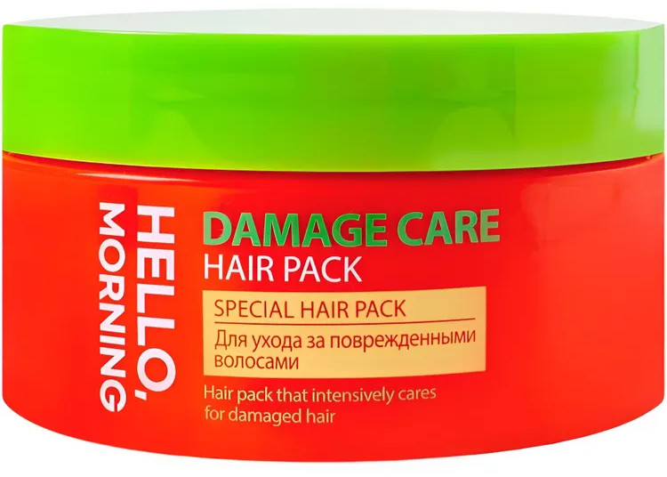 Маска-концентрат для поврежденных волос «Damage Care Hair Pack» | Hello, Morning