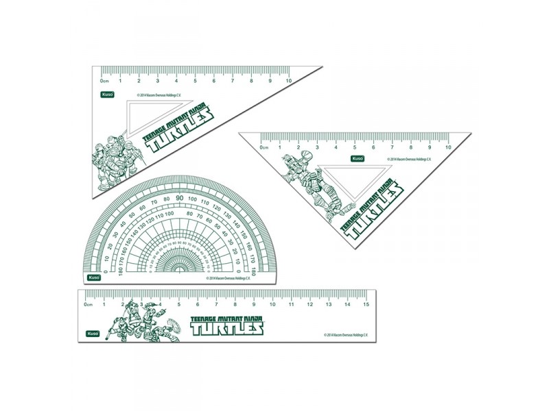 Набор линеек "Черепашки - Ниндзя" | Черепашки - ниндзя | KUSO
