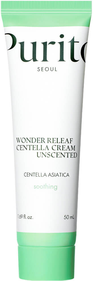 Крем для лица восстанавливающий «Wonder Releaf Centella Cream Unscented» | PURITO