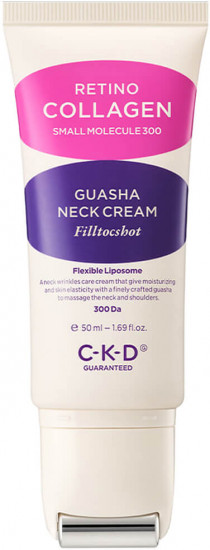 Крем для шеи интенсивный омолаживающий «Retino Collagen Small Molecule 300 Guasha Neck Cream Filltocshot»