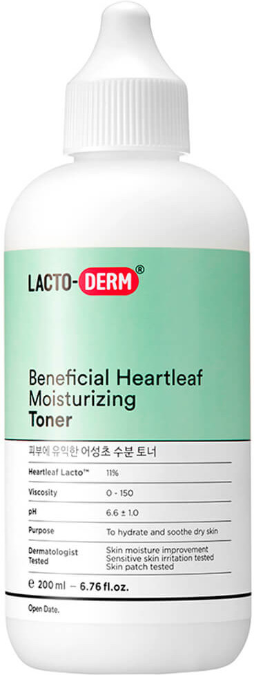 Тонер для лица с пробиотиками и хауттюйнией успокаивающий «Beneficial Heartleaf Moisturizing Toner» | Lactoderm | CKD