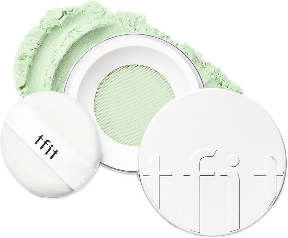 Рассыпчатая финишная пудра для лица «Translucent Set Finishing Powder», оттенок 03 Green | TFIT
