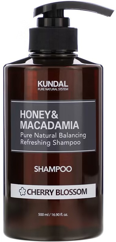 Шампунь для волос «Honey & Macadamia Shampoo Cherry Blossom» | Kundal