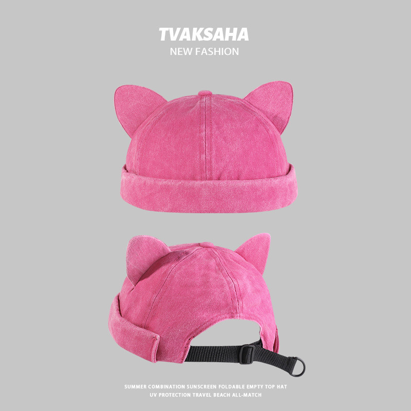 Докер-кепка с ушками кошки