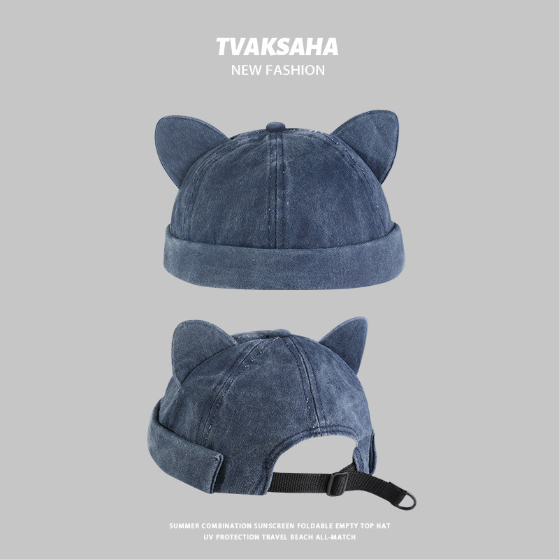 Докер-кепка с ушками кошки