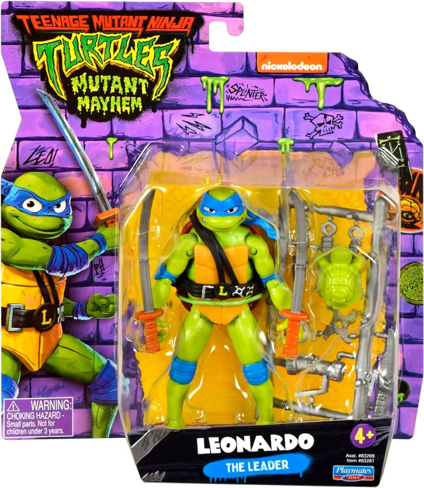 Фигурка «Погром мутантов. Леонардо» | Черепашки Ниндзя | Playmates Toys