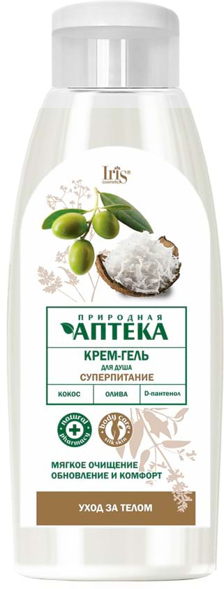 Крем-гель для душа «Суперпитание» | Природная аптека | Iris Cosmetic