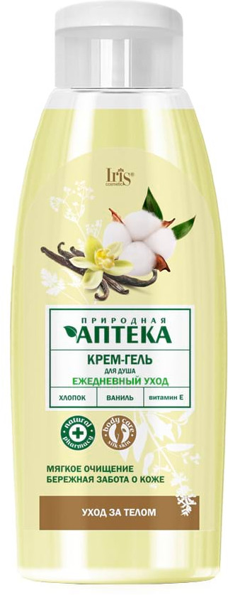 Крем-гель для душа «Ежедневный уход» | Природная аптека | Iris Cosmetic