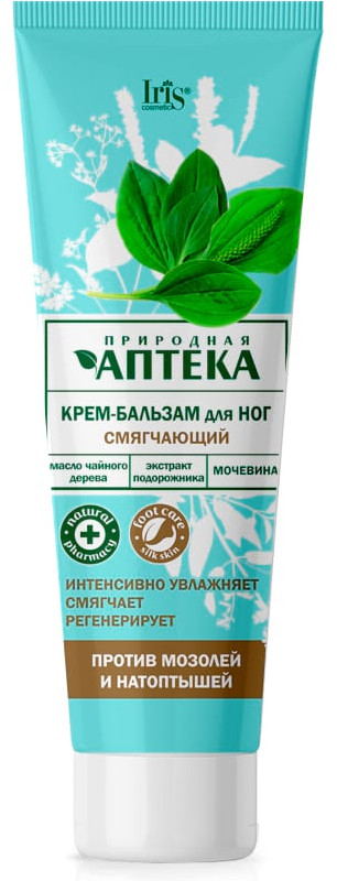 Крем-бальзам для ног смягчающий «Против морщин и натоптышей» | Природная аптека | Iris Cosmetic