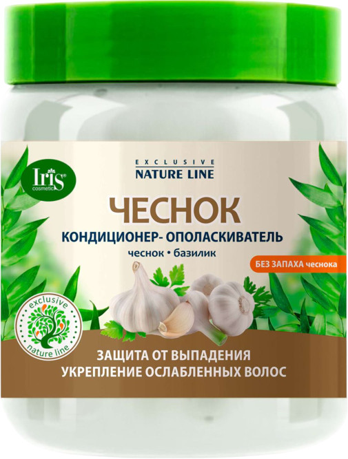 Кондиционер-ополаскиватель для волос «Чеснок» | Exclusive Nature Line | Iris Cosmetic