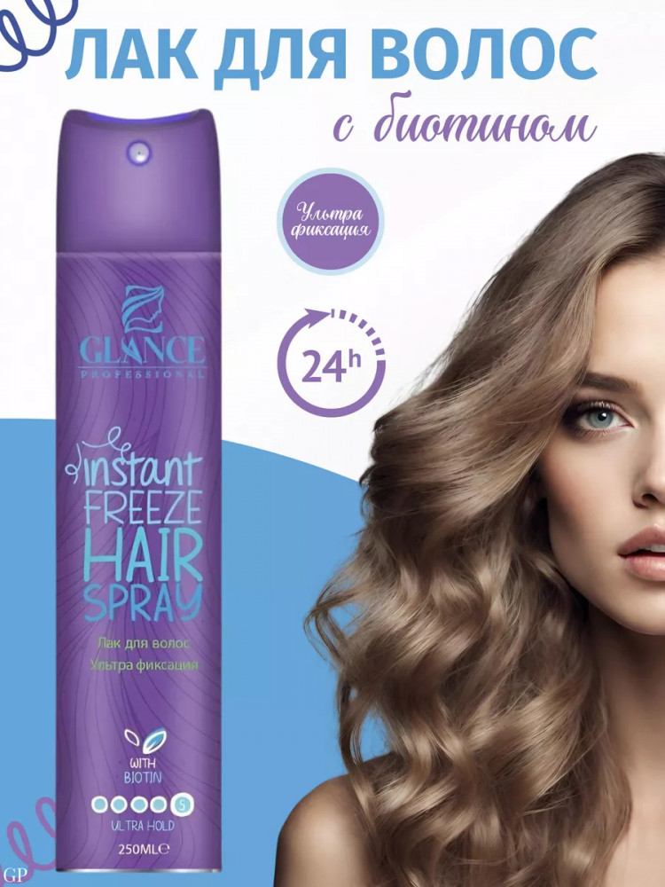 Лак для волос «Biotin. Ультра фиксация» | Glance Professional