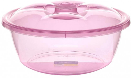 Миска круглая с крышкой