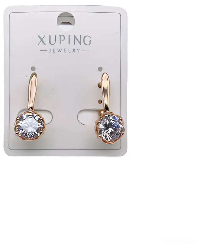 Серьги для женщин с фианитом | Xuping Jewelry