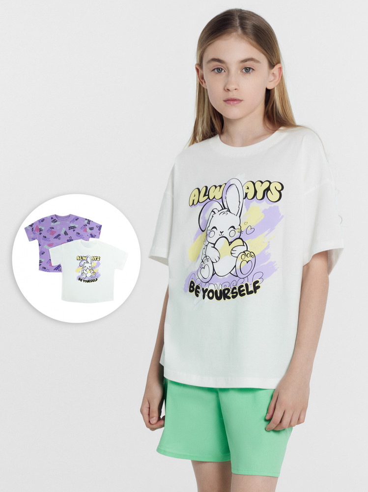 Комплект футболок для девочек | Mark Formelle