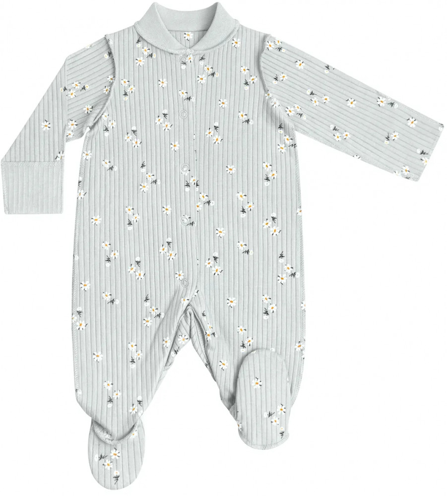 Комбинезон-слип для новорожденных | Фабрика Бамбук