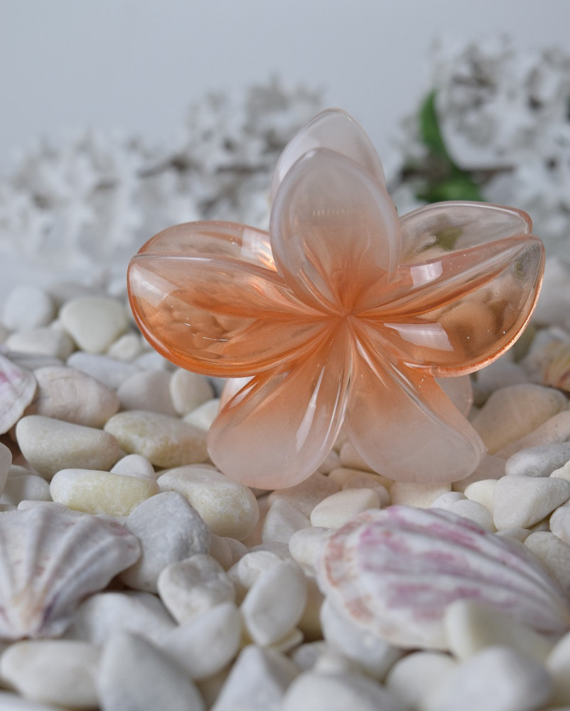 Заколка-краб для волос «Цветок»