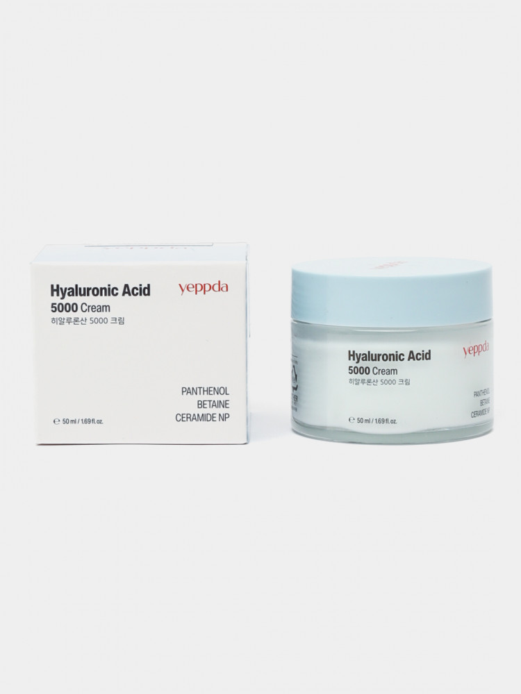 Крем для лица увлажняющий «Hyaluronic Acid 5000 Cream» | Yeppda