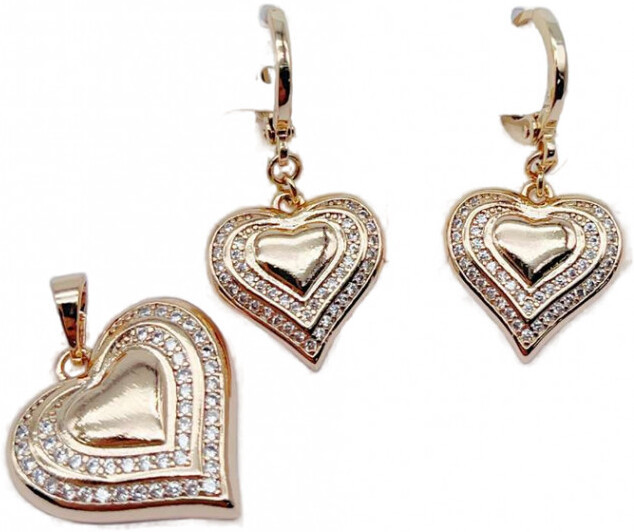 Комплект украшений с кристаллом женский | Xuping Jewelry