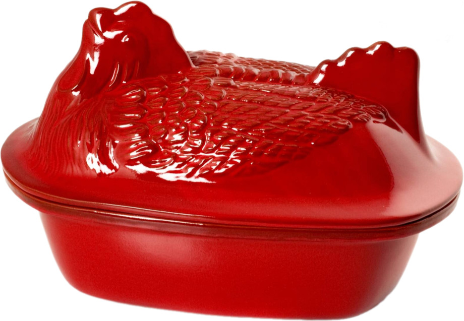 Форма с крышкой для запекания курицы «Montalcino Red» | Montalcino red | Terrecotte lotti