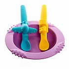 Миска детская с двумя ложками