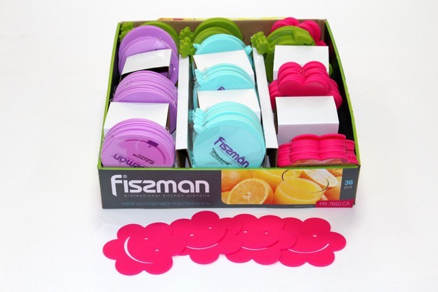 Набор из 4 подставок под стаканы | Fissman