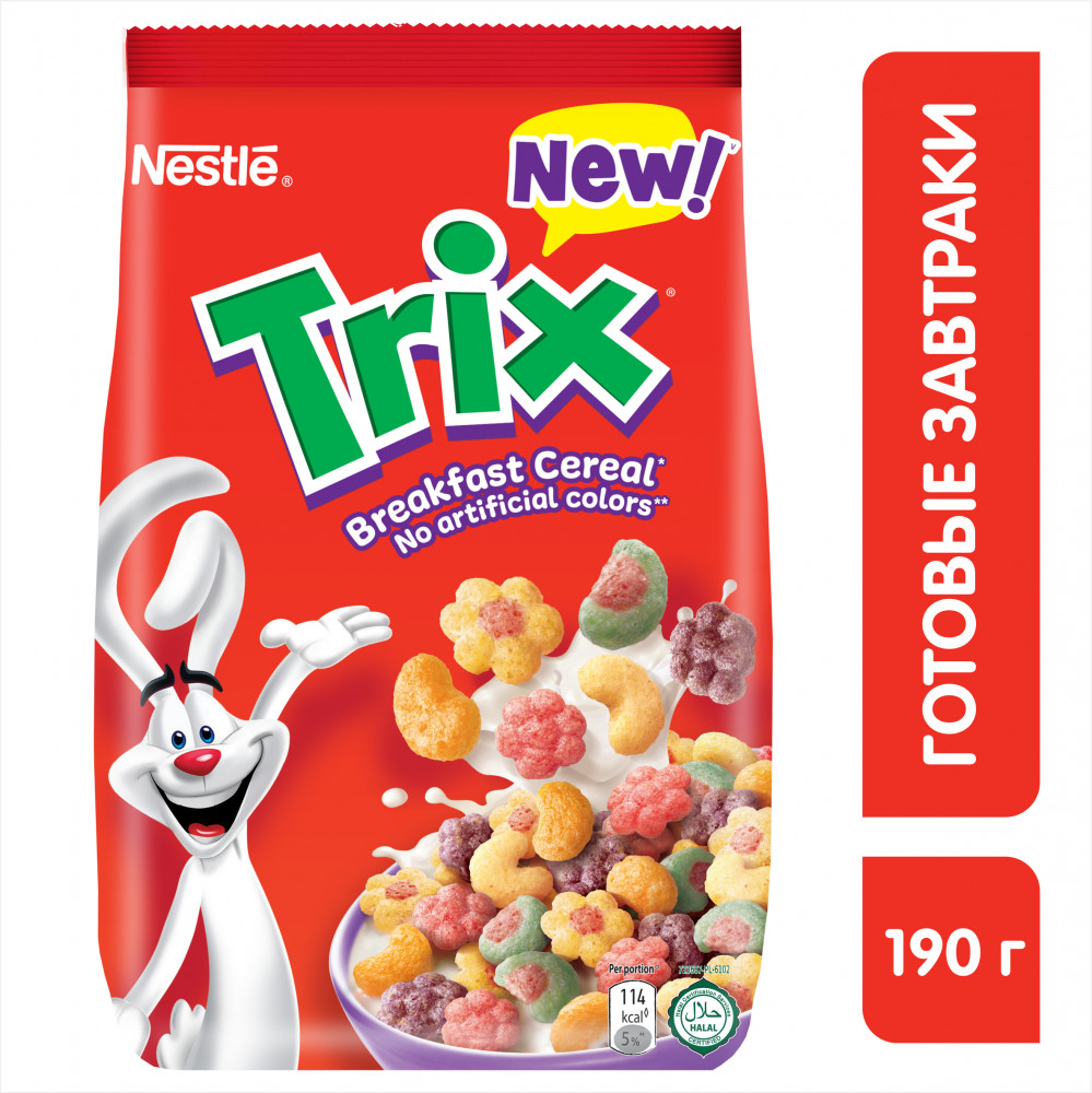 Завтрак готовый с витаминами и минеральными веществами «Trix» | Nestle