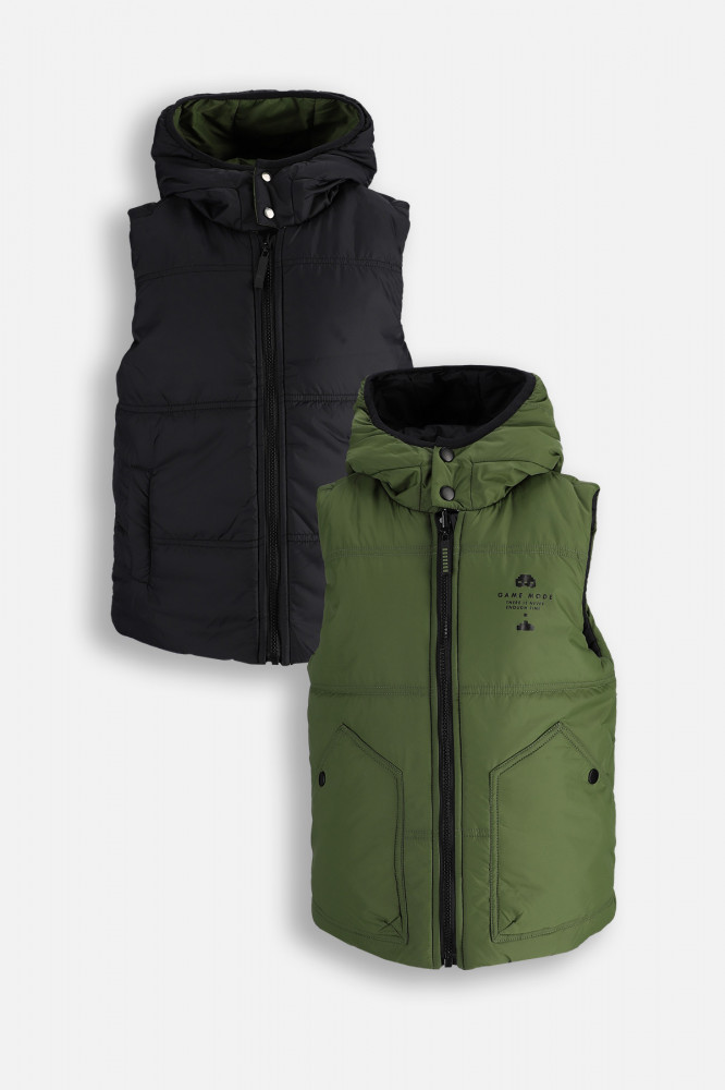 Жилет для мальчиков двусторонний | Coccodrillo