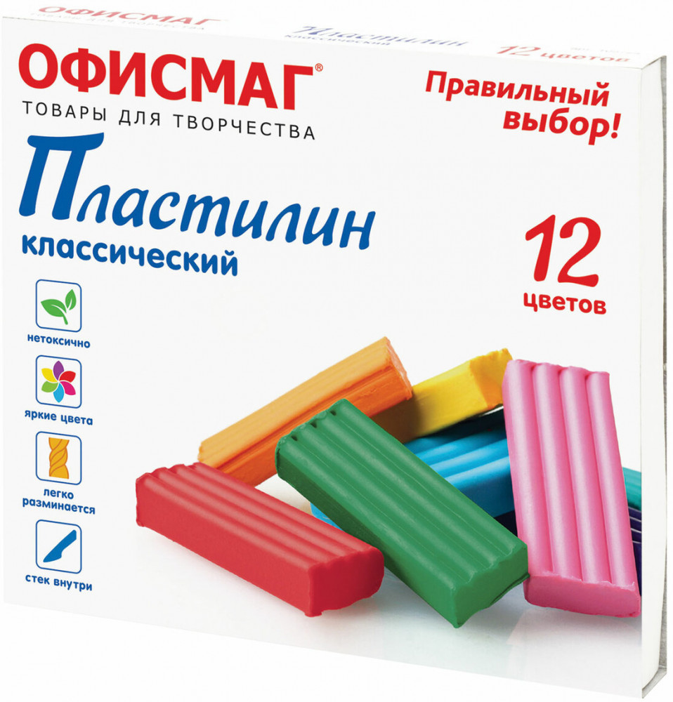 Пластилин классический | ОФИСМАГ
