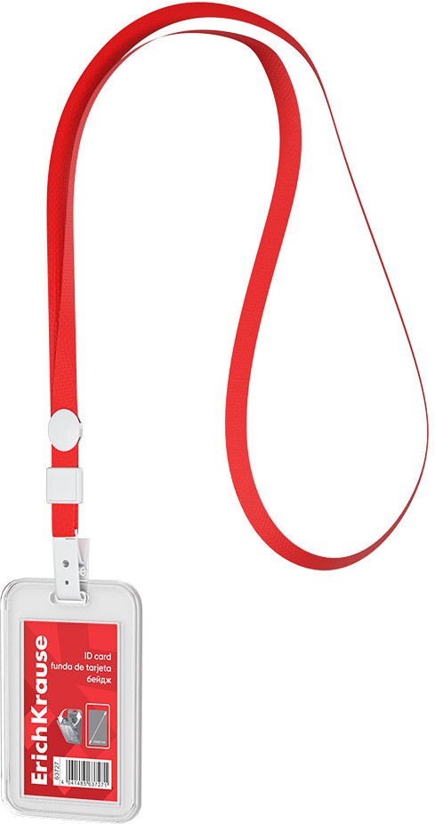 Бейдж вертикальный на ленте | Erich Krause