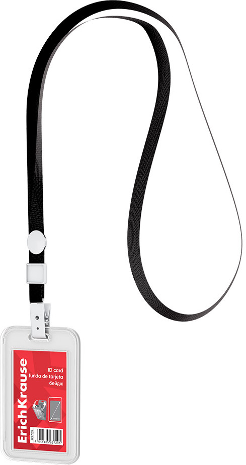 Бейдж вертикальный на ленте | Erich Krause