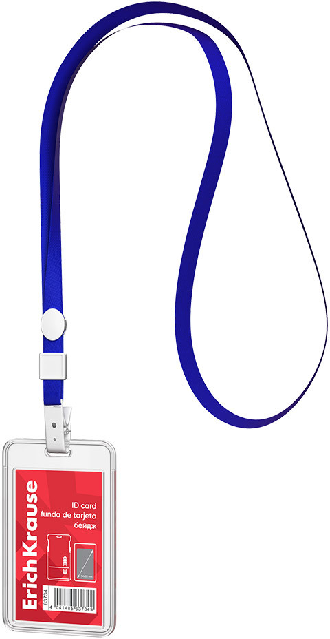 Бейдж вертикальный на ленте | Erich Krause