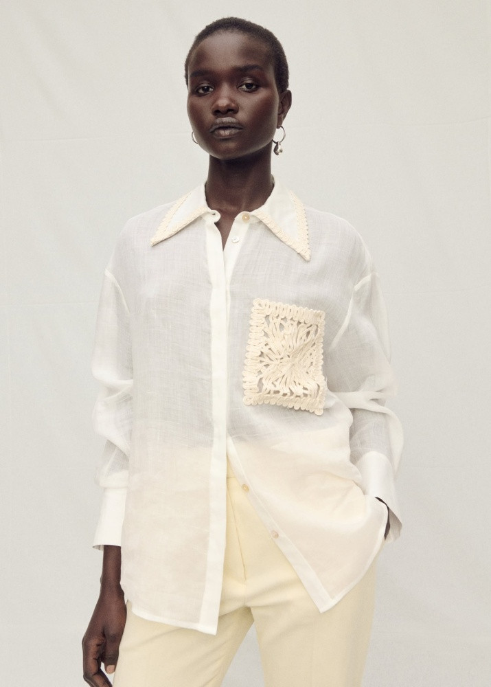 Рубашка женская | MANGO