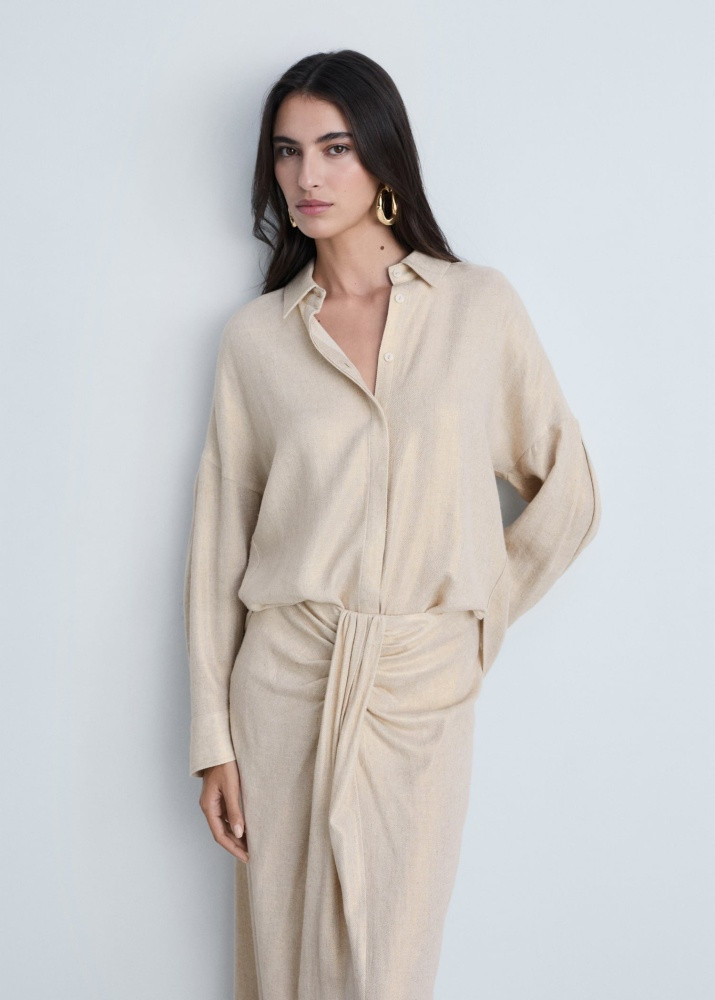 Рубашка женская | MANGO