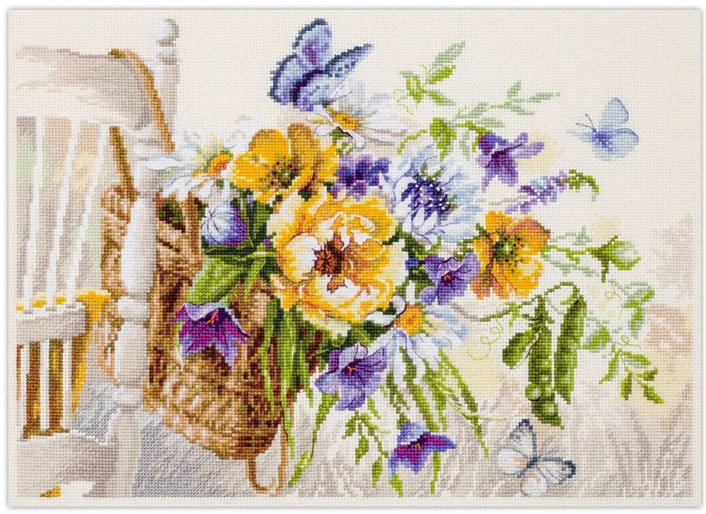 Набор для вышивания «Лето в корзинке» | Чудесная игла