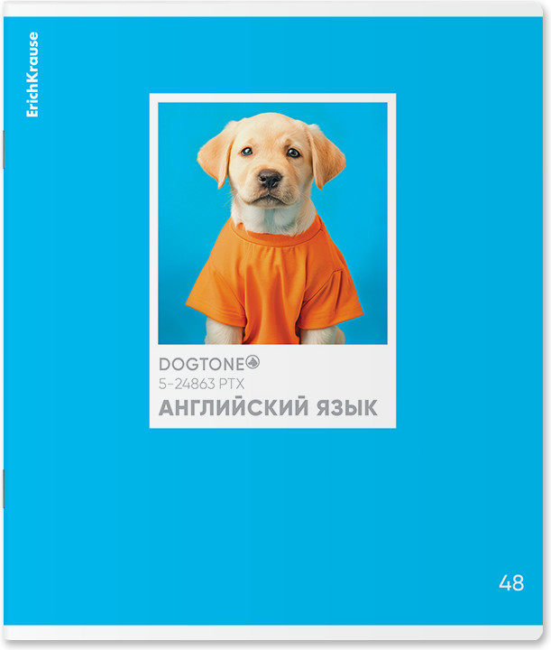 Тетрадь общая предметная «Английский язык» | DogTone | Erich Krause