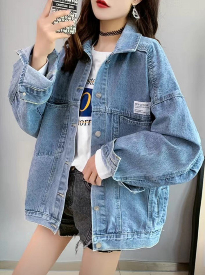 Джинсовая куртка женская