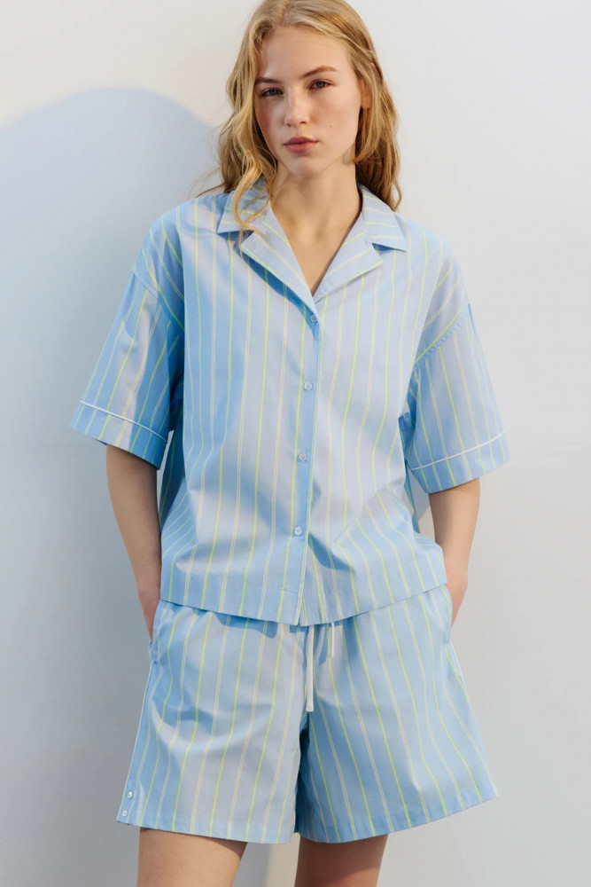 Рубашка в полоску женская | Befree