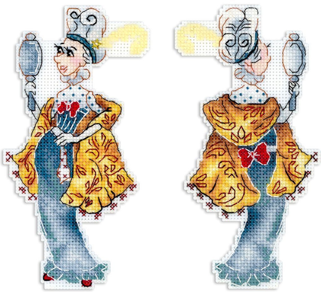 Набор для вышивания на пластиковой канве «Вторая сестра» | Жар-птица
