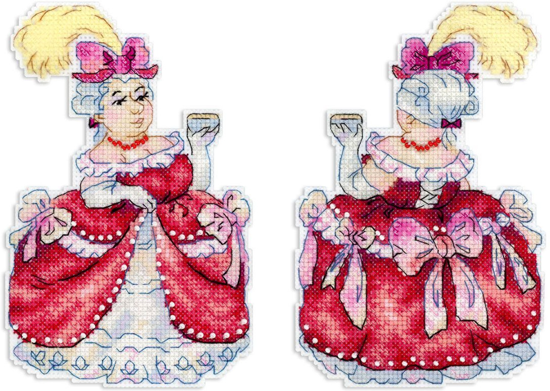 Набор для вышивания на пластиковой канве «Первая сестра» | Жар-птица