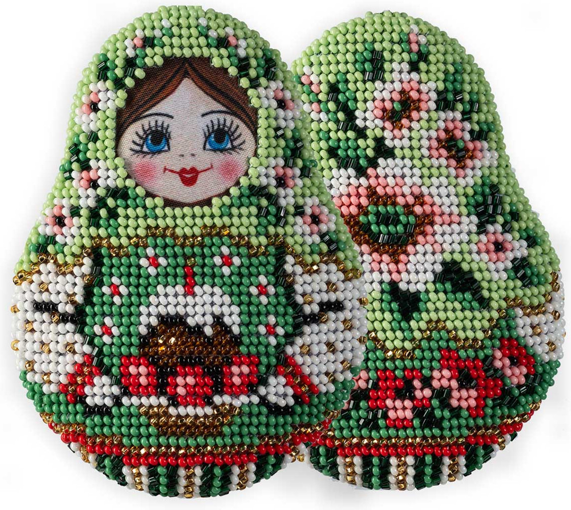 Набор для вышивания бисером «Матрешка Сергиево-Посадская» | Радуга бисера