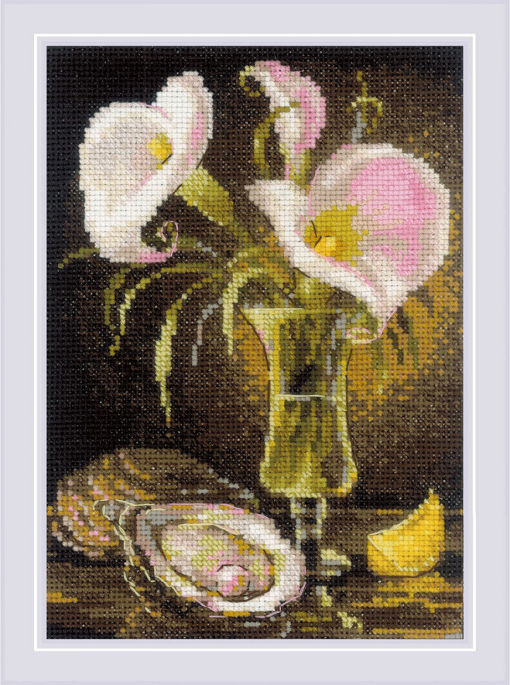 Набор для вышивания «Каллы и устрица» | Риолис